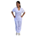 Pijama Hospitalar Feminino em Gabardine